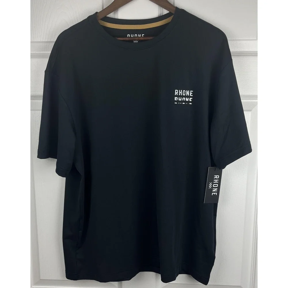 Rhone Base Training Shirt Mens Large Relaxed Fit Short‎ Sleeve Performance NEW - Picture 2 of 8